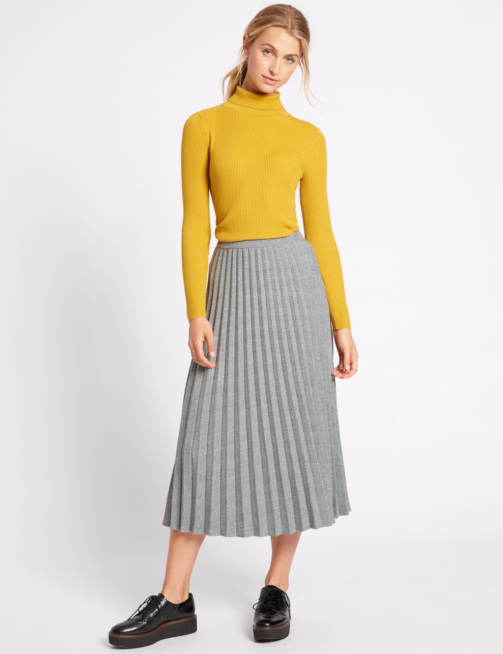 Grey skirt m&s deals