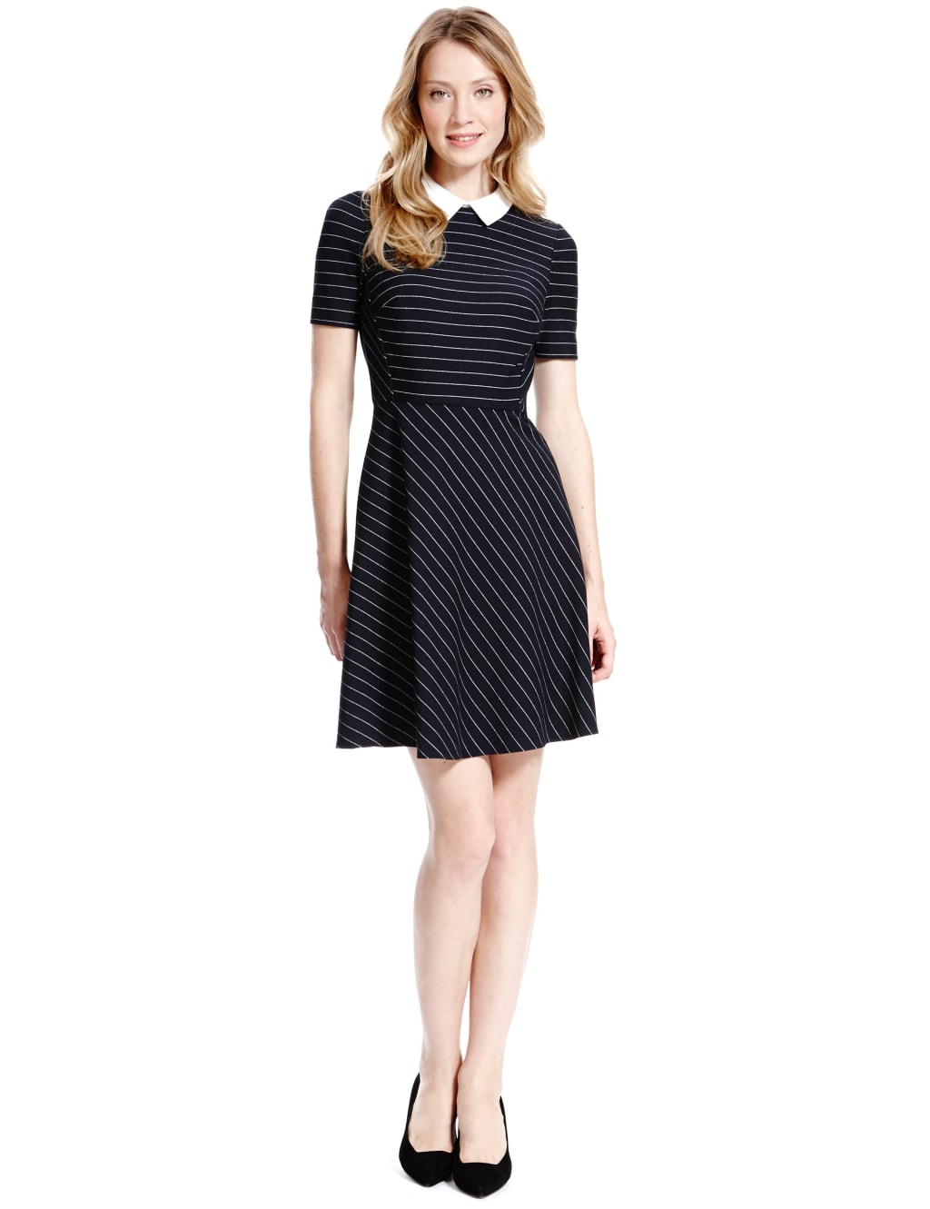 Skater dress collar cheap