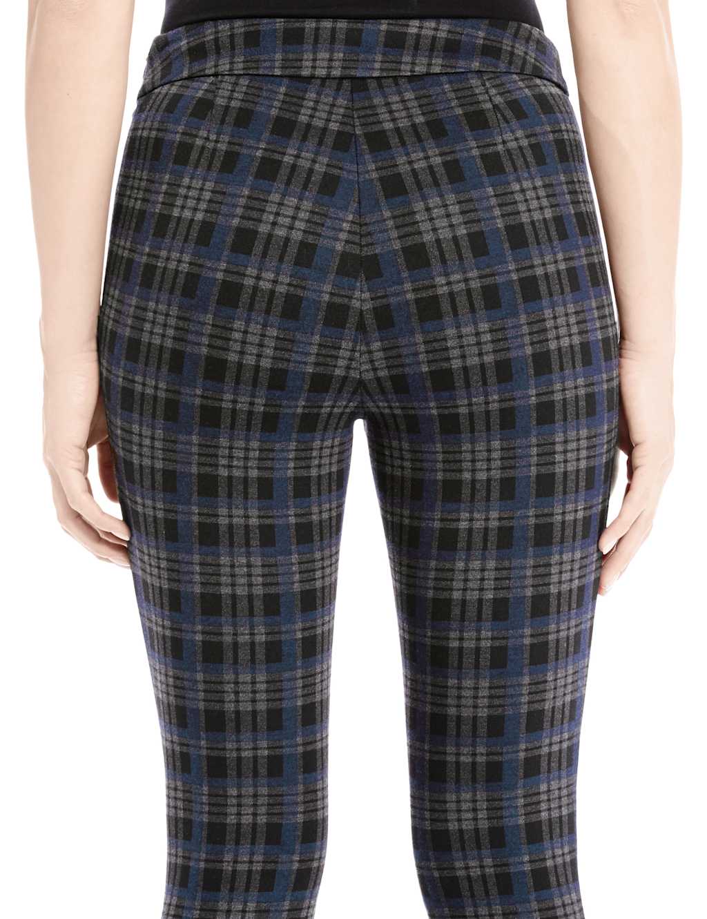 Checked Slim Leg Trousers 3 of 3
