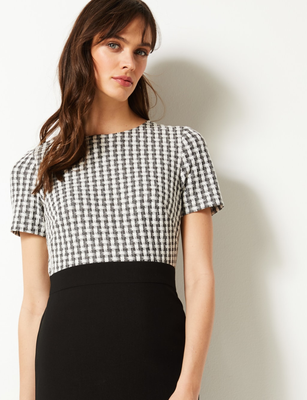 Gingham Bodycon Dress M S Collection M S