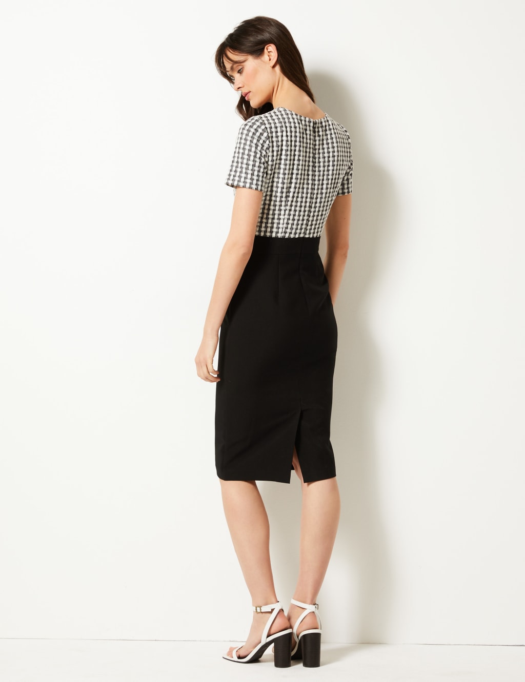 Gingham bodycon dress online