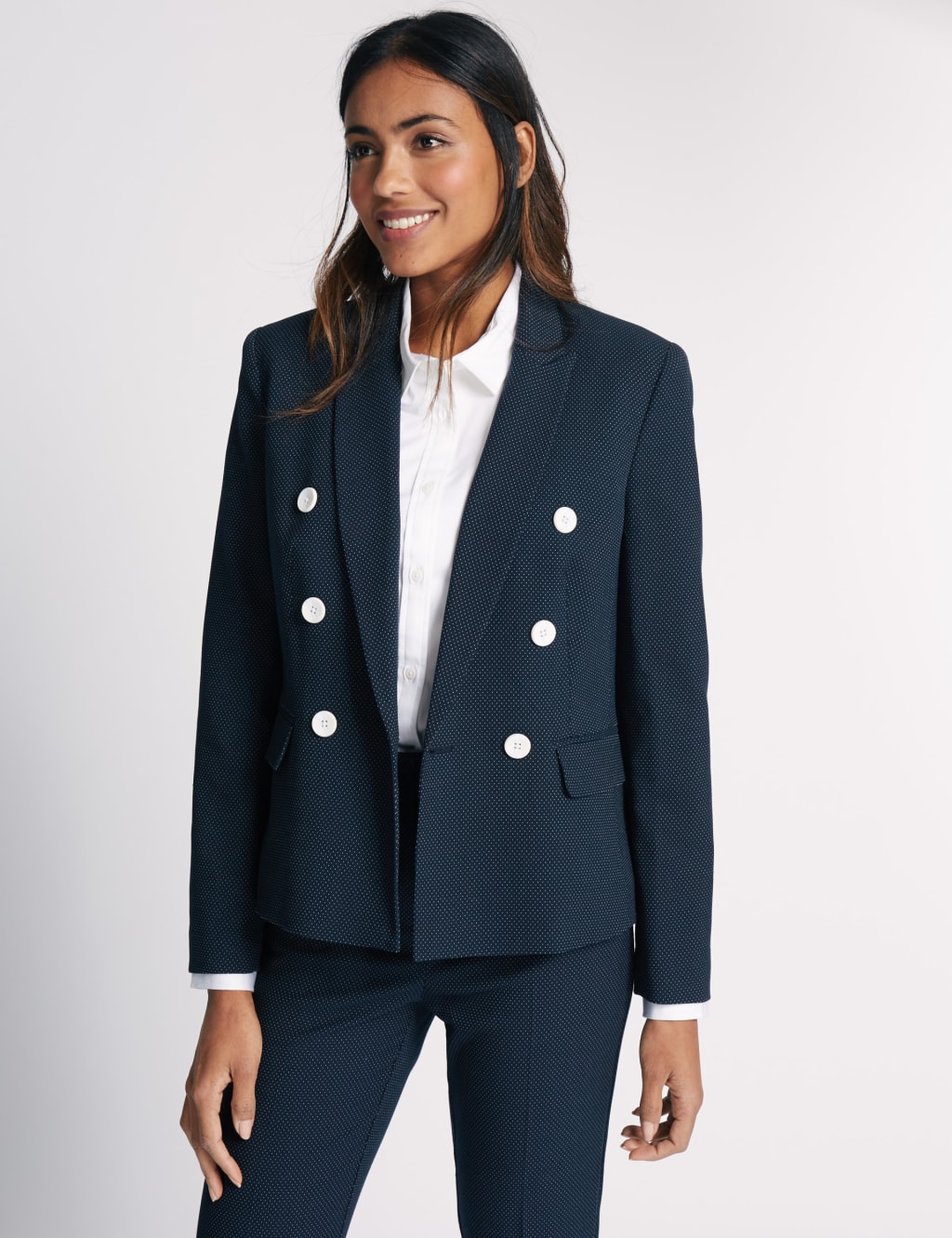 Spotted Double Breasted Jacket 1 of 5