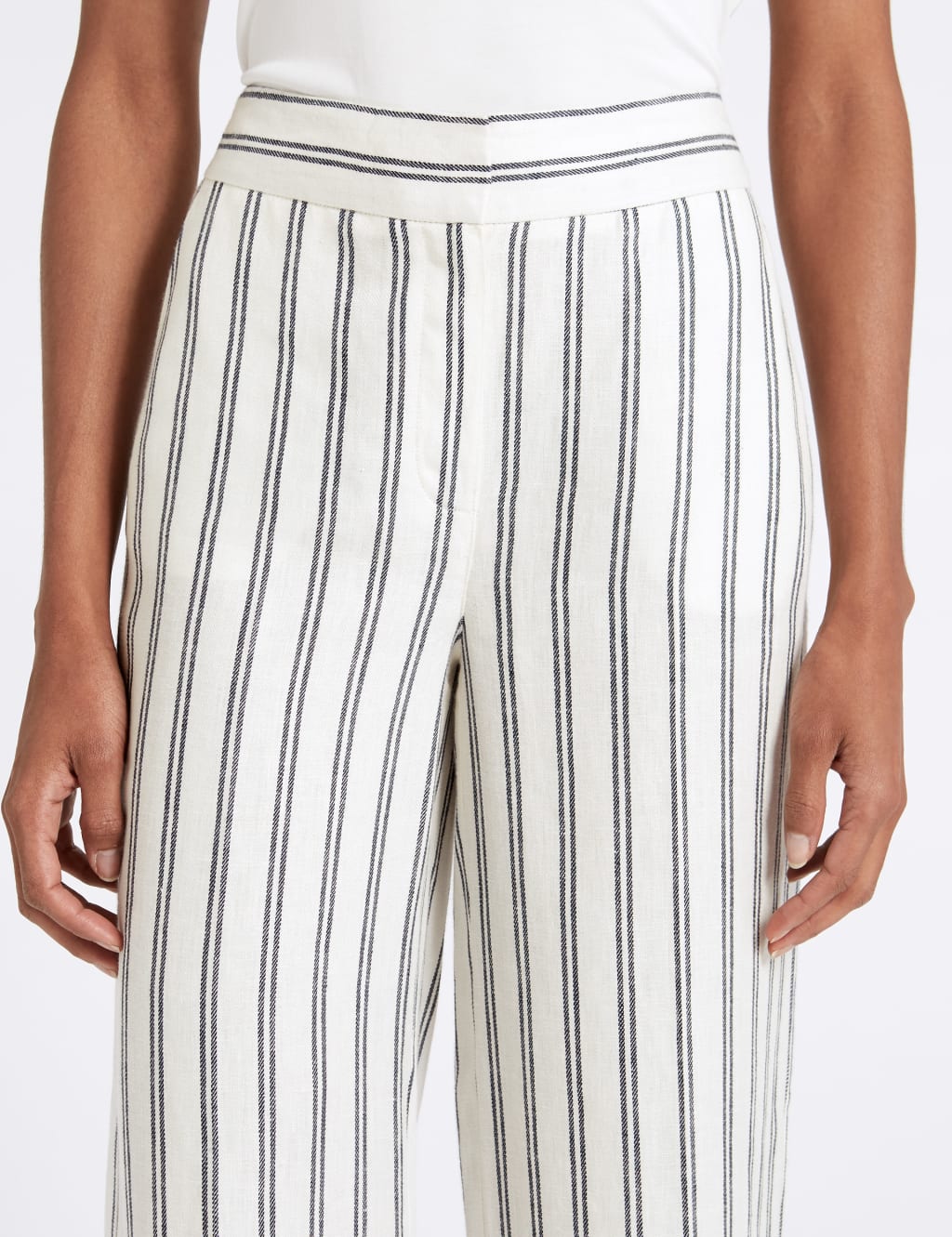 Topshop striped trousers cheap