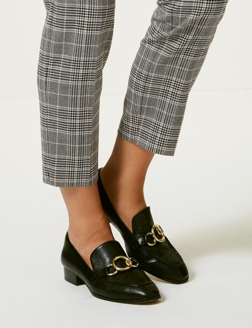 Checked Slim Leg Trousers 5 of 7