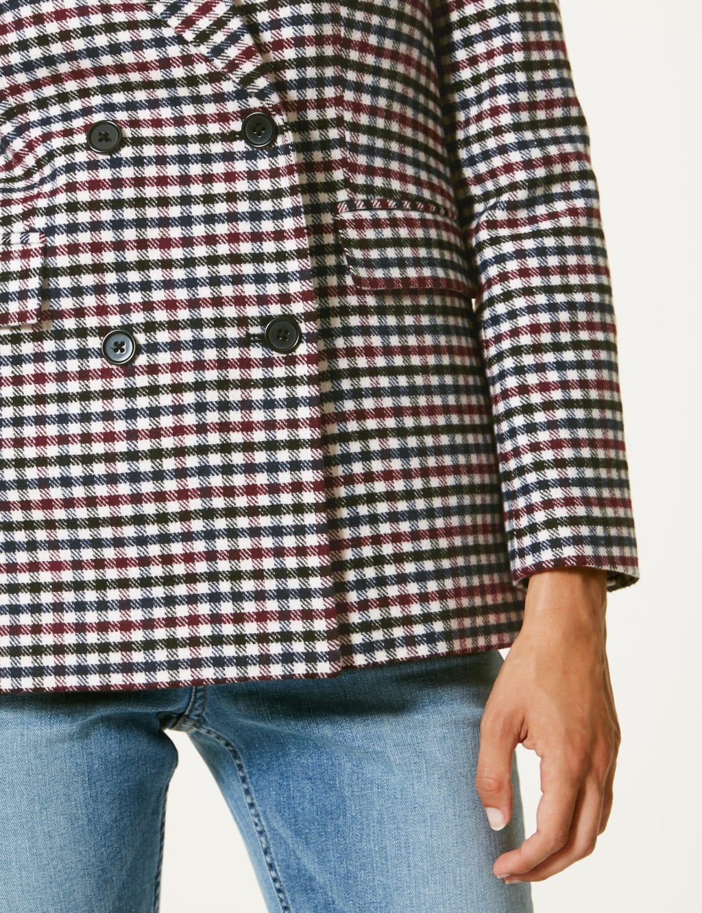 Oversized Gingham Blazer 5 of 6