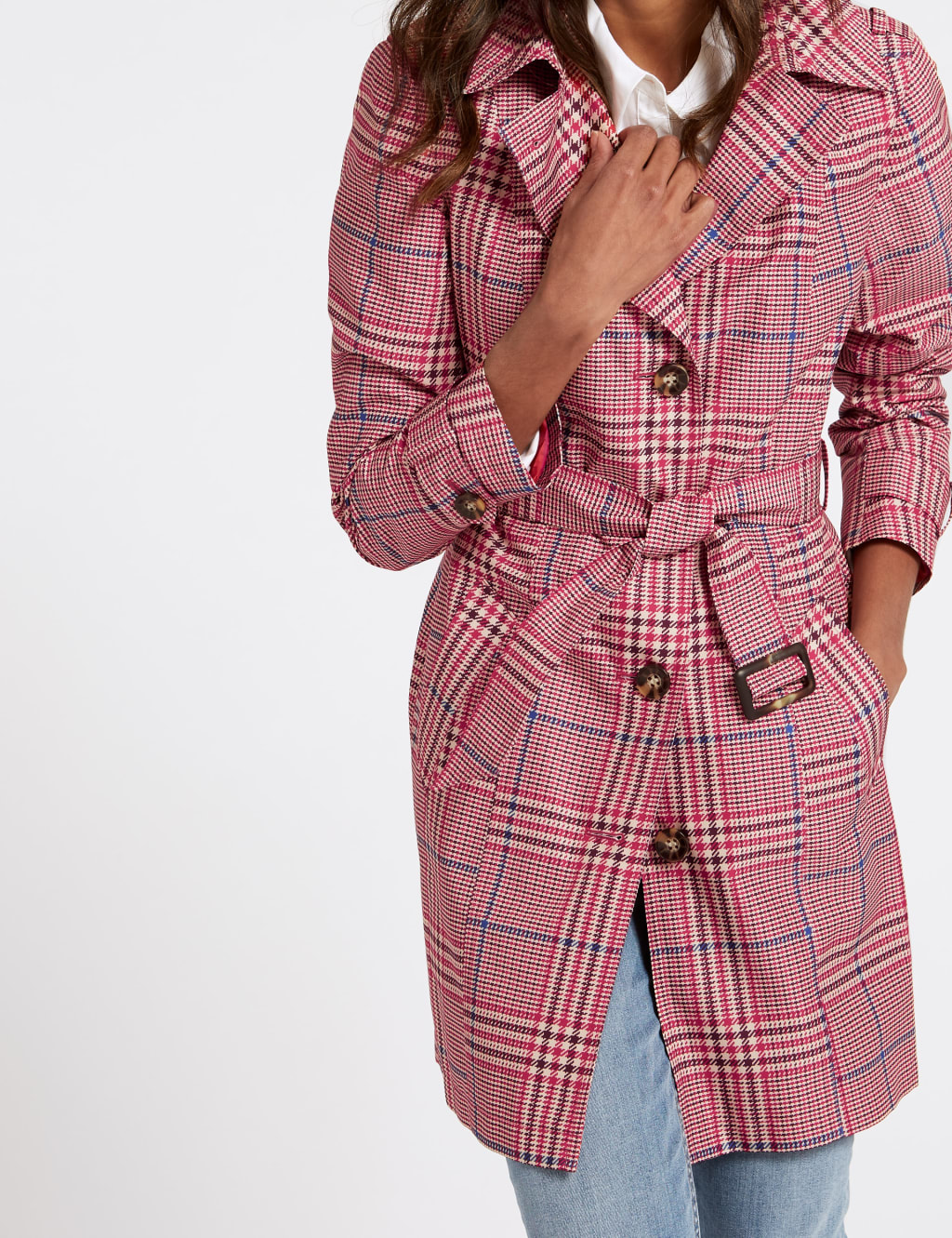 Checked Trench Coat with Stormwear™ 5 of 5