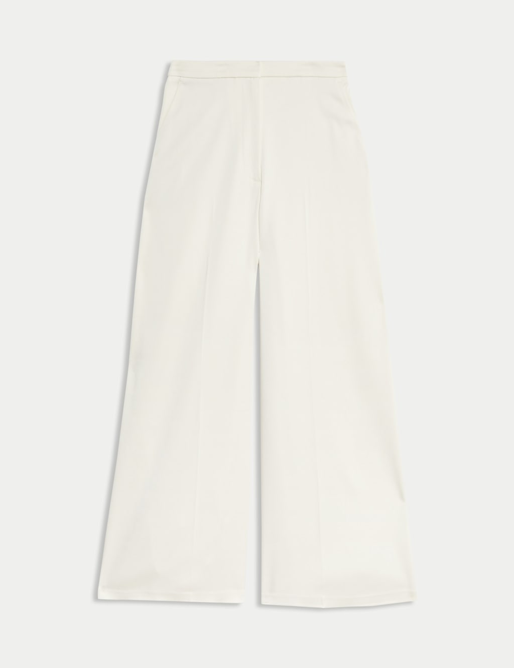 Satin Elasticated Waist Palazzo Trousers 2 of 5