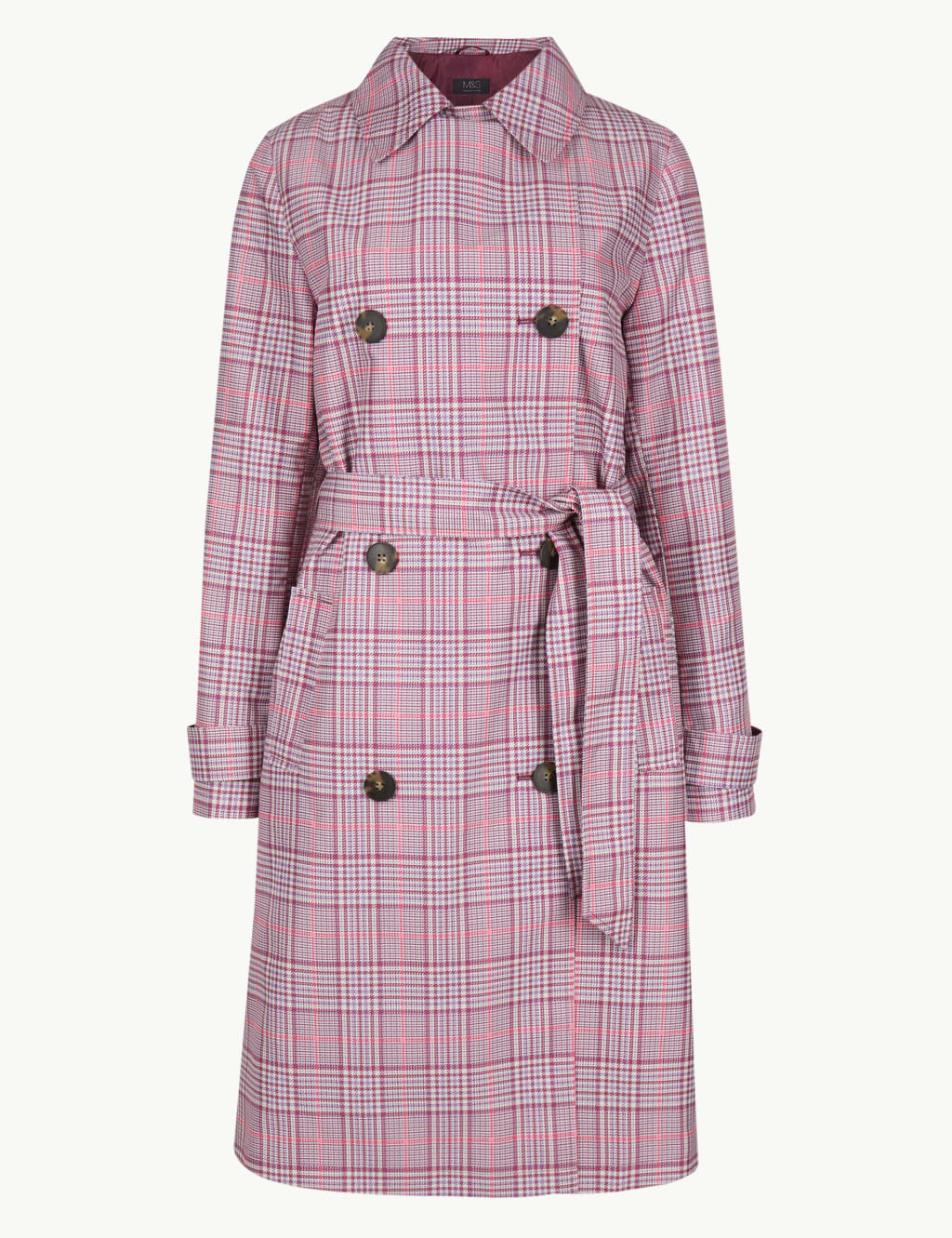 Marks and spencer pink trench coat store