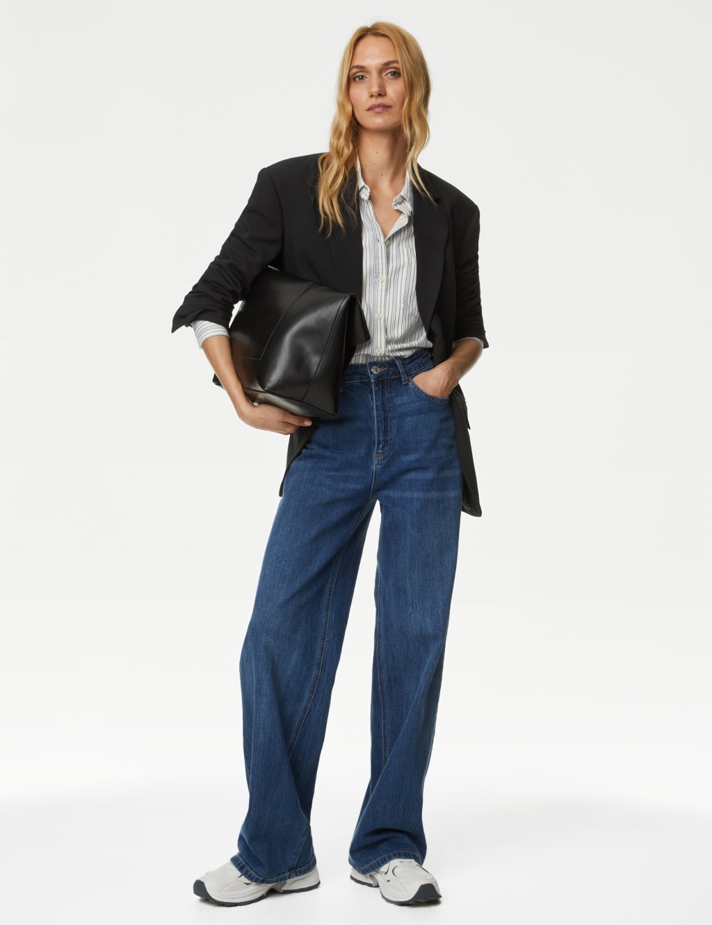 Marks and spencer ladies black blazer online