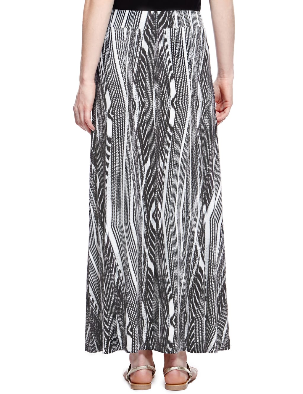 Tribal Print Maxi Skirt 4 of 4