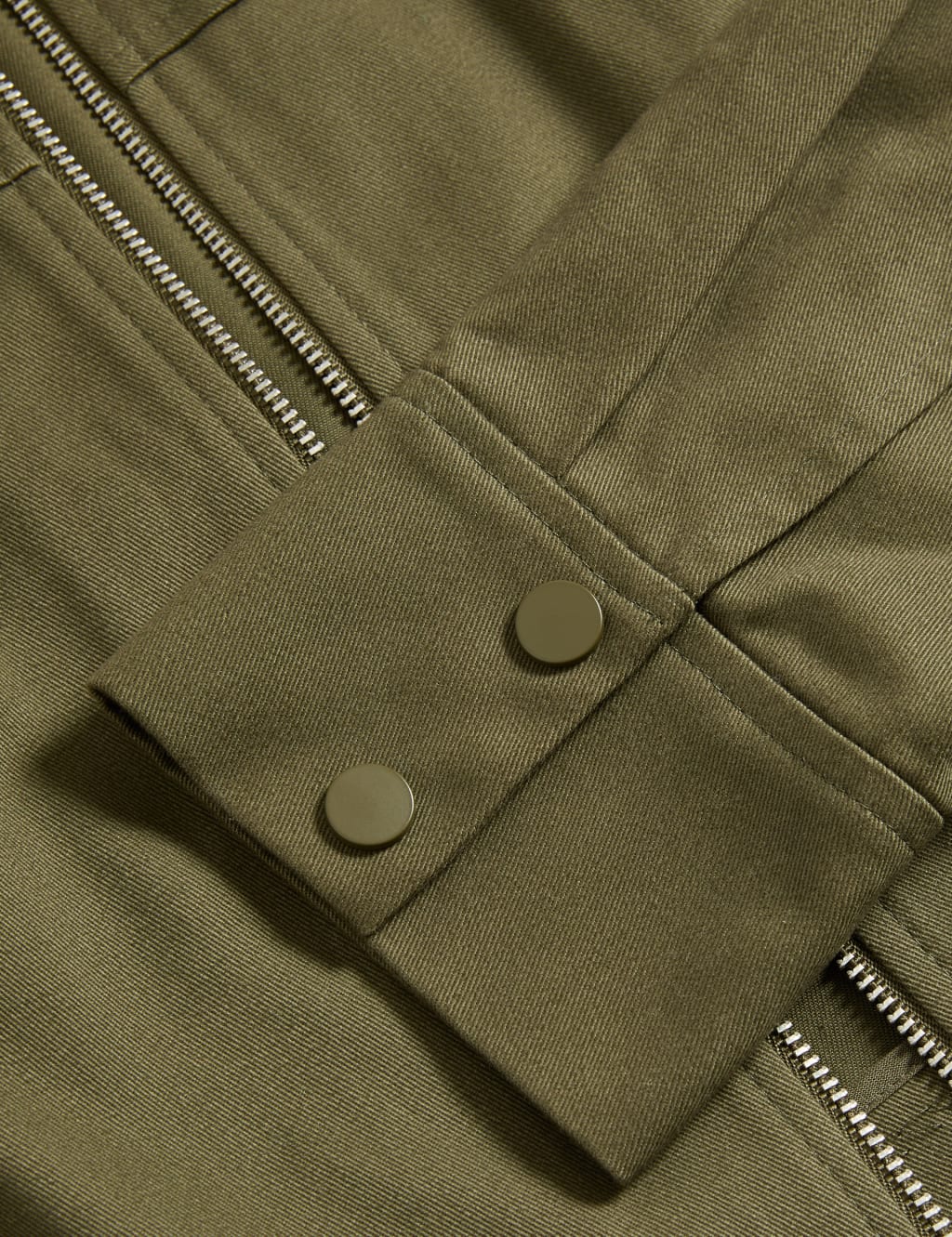Pure Cotton Twill Collared Short Jacket 7 of 7