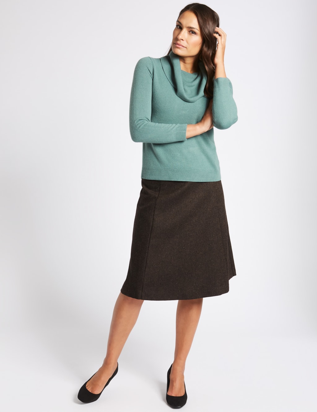 Wool skirt marks and spencer on sale