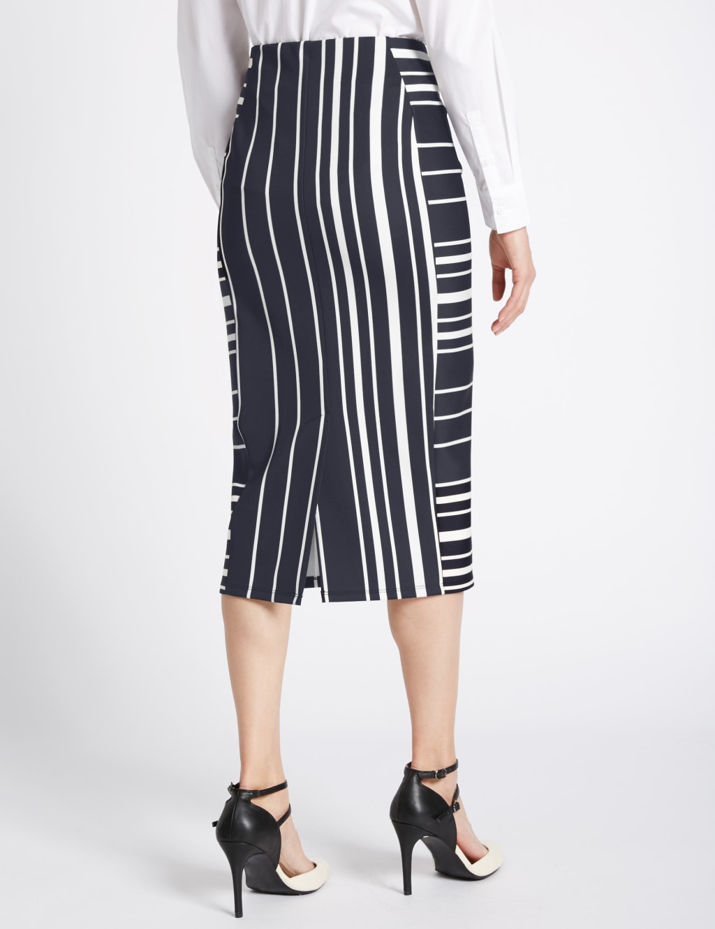 Striped bodycon skirt outlet