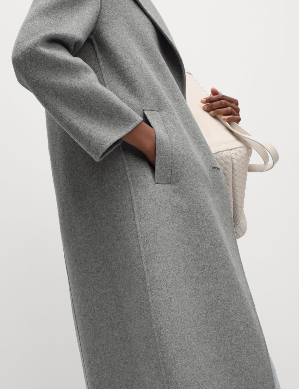 Marks and spencer wool blend coat discount