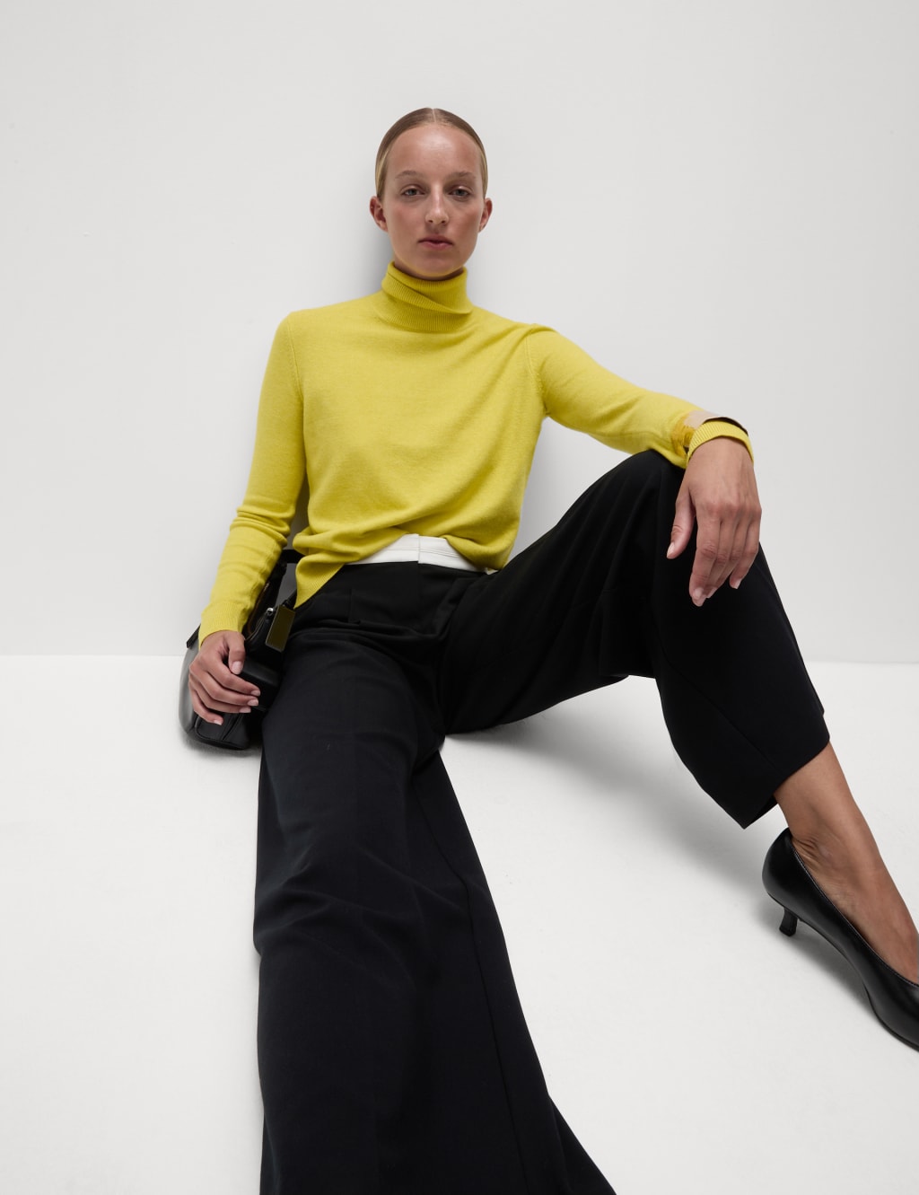 M&s wide leg trousers online