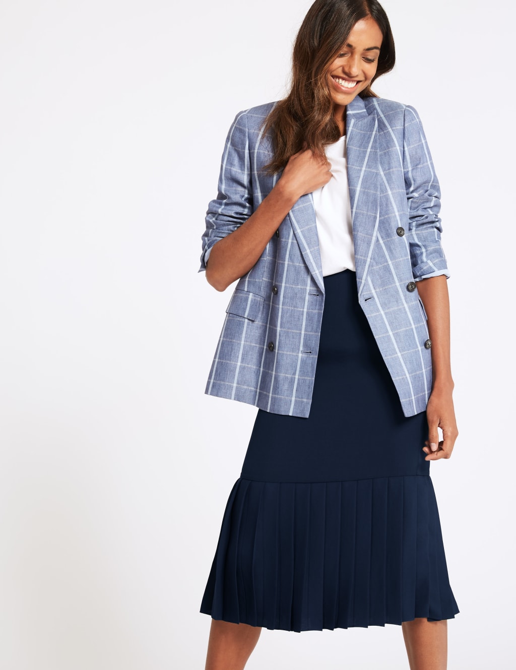 Pleated Midi Skirt 3 of 5