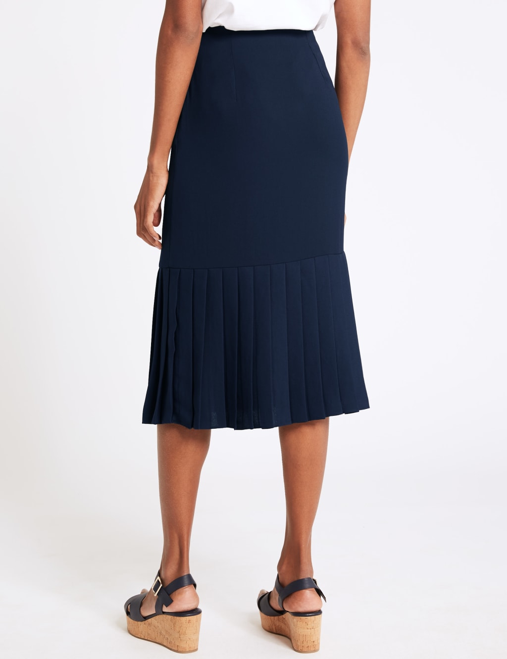 Pleated Midi Skirt 4 of 5