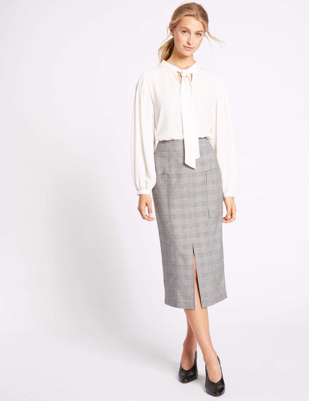 M&s midi pencil skirt top