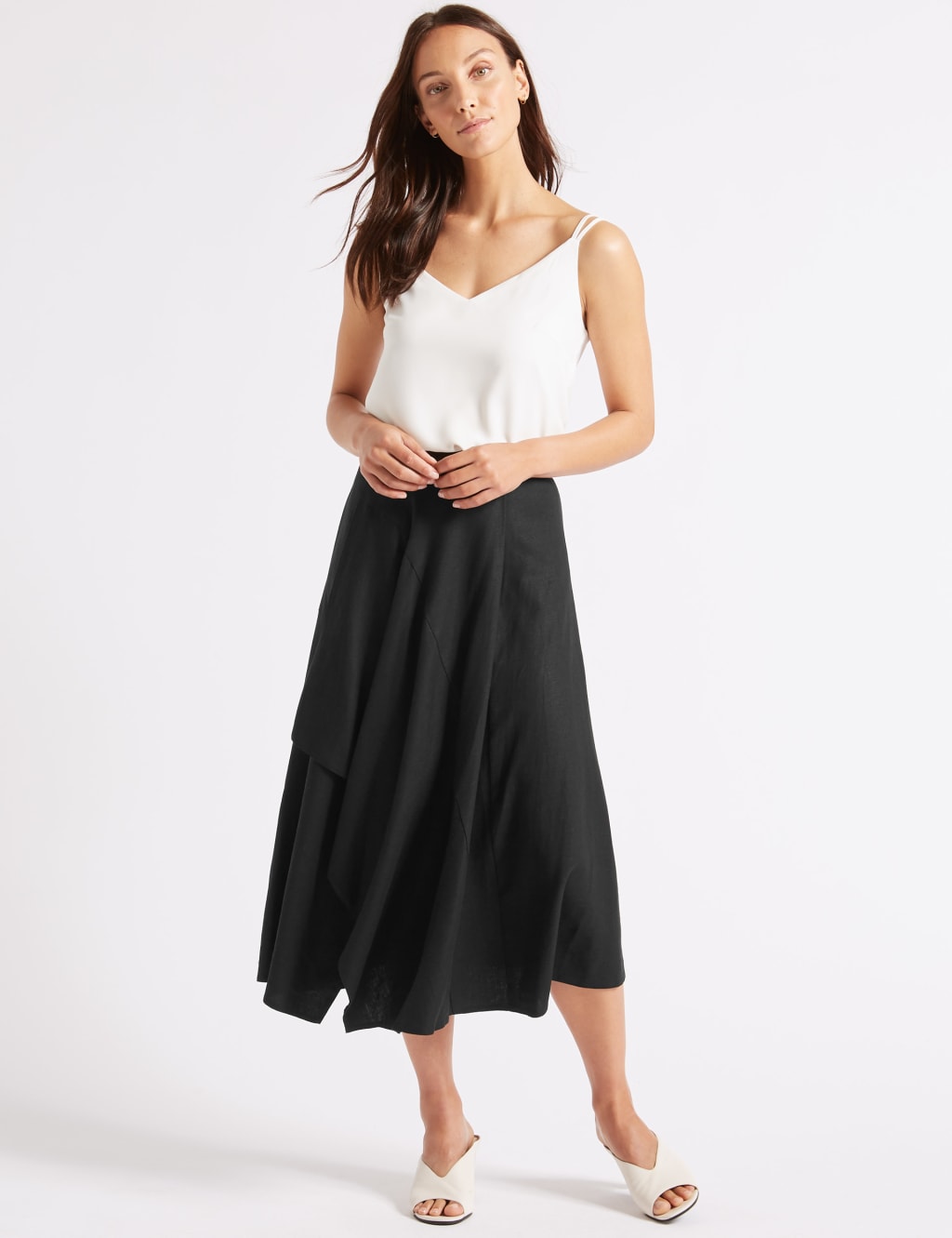 Linen skirt m&s online