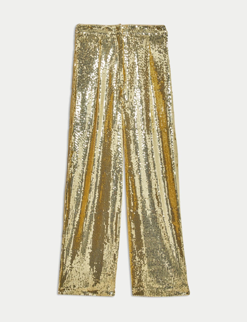 Yellow sequin pants sales