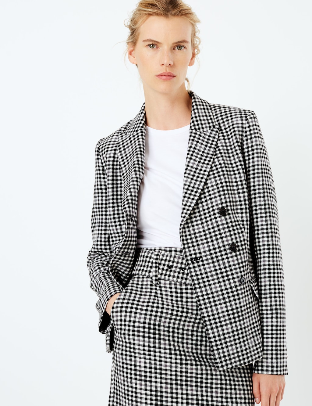 Gingham Pencil Skirt 4 of 10