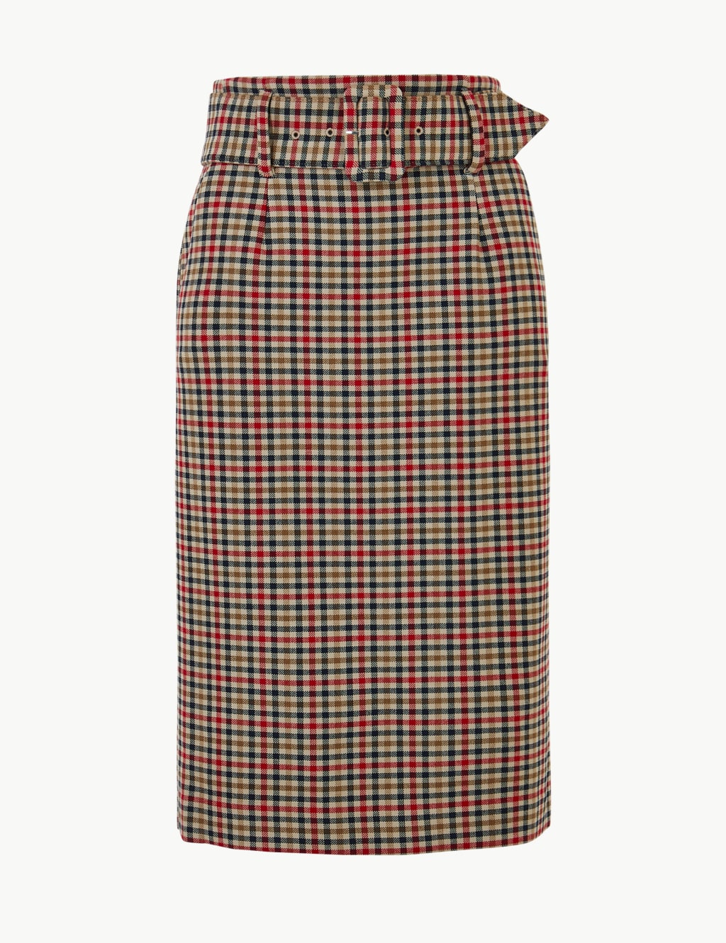 Gingham Pencil Skirt 1 of 4