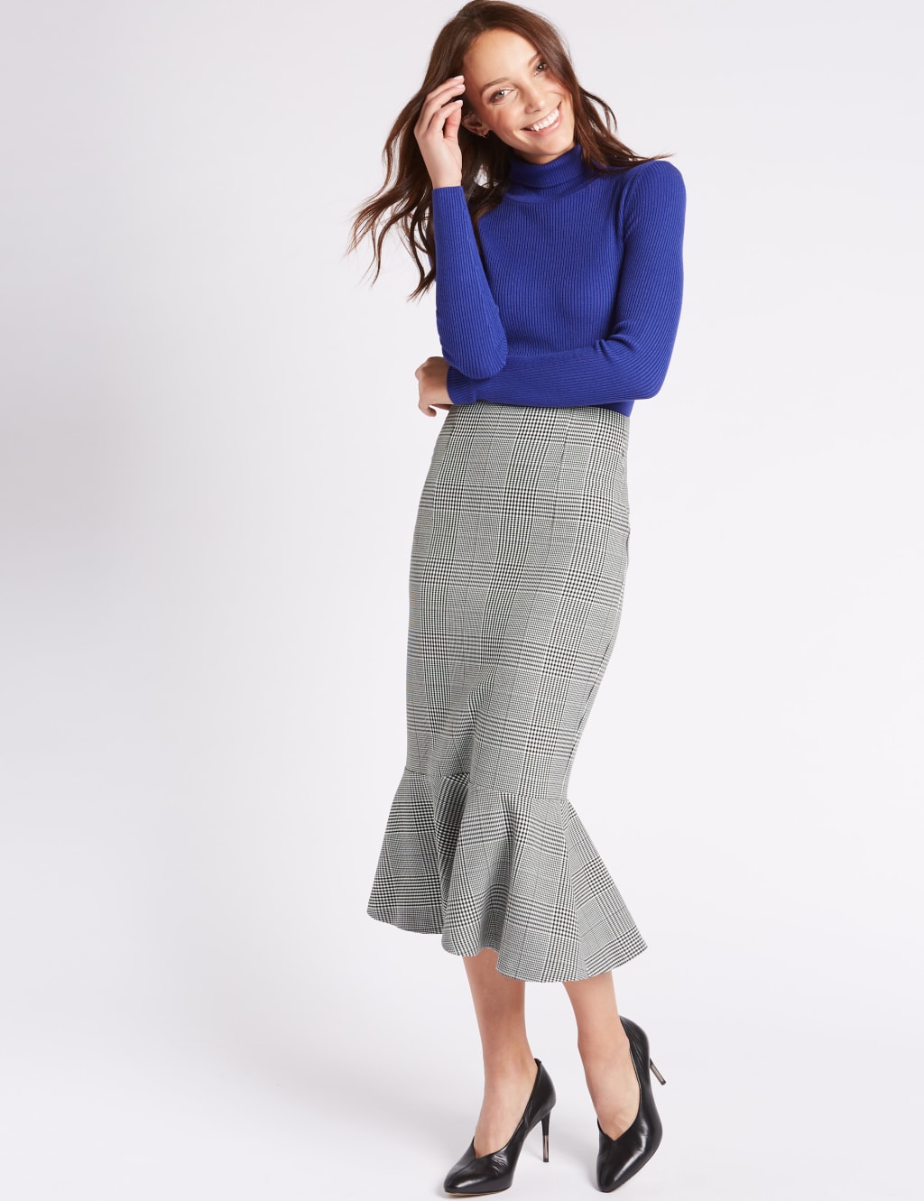 Fishtail skirt midi top