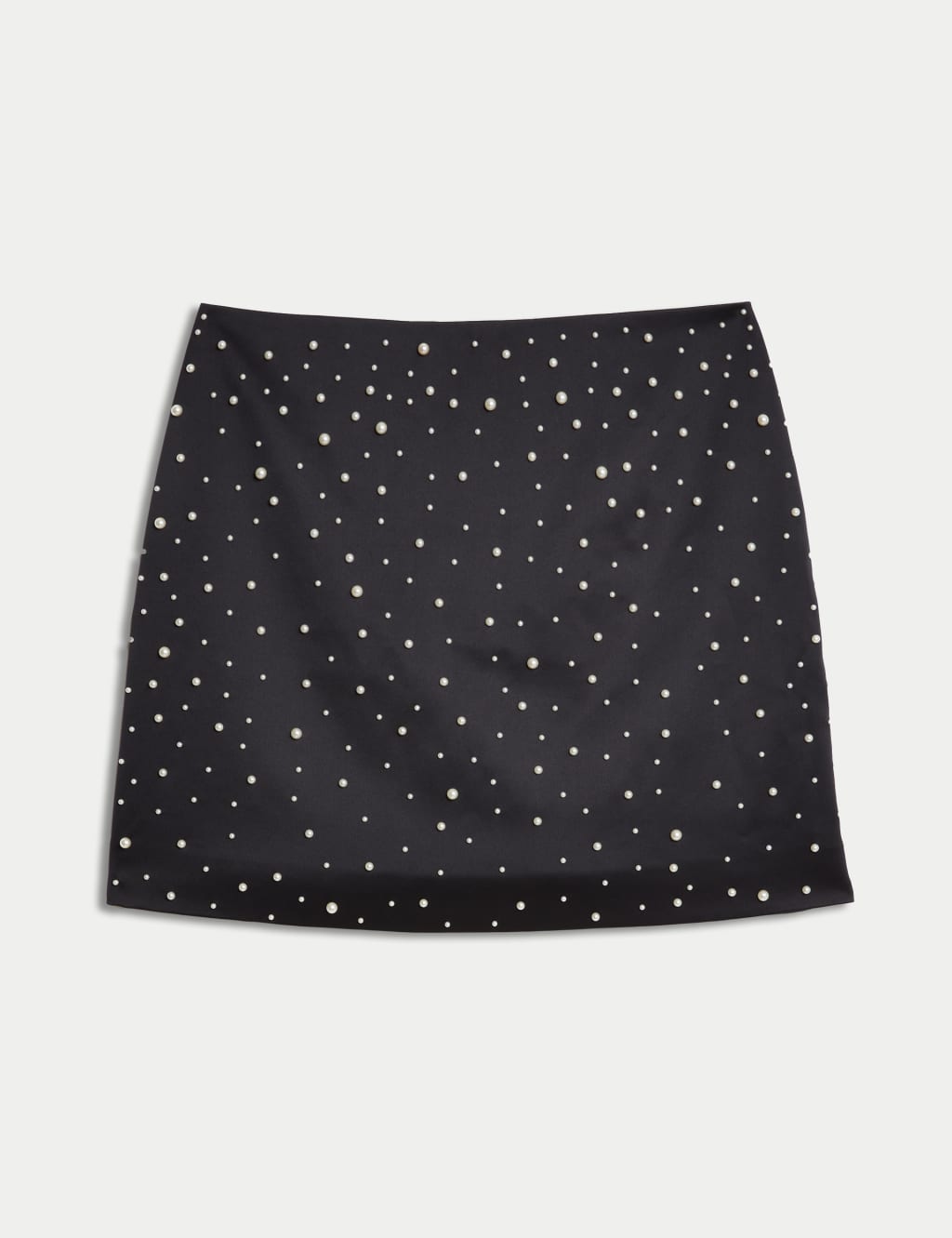 Embellished Mini A Line Skirt