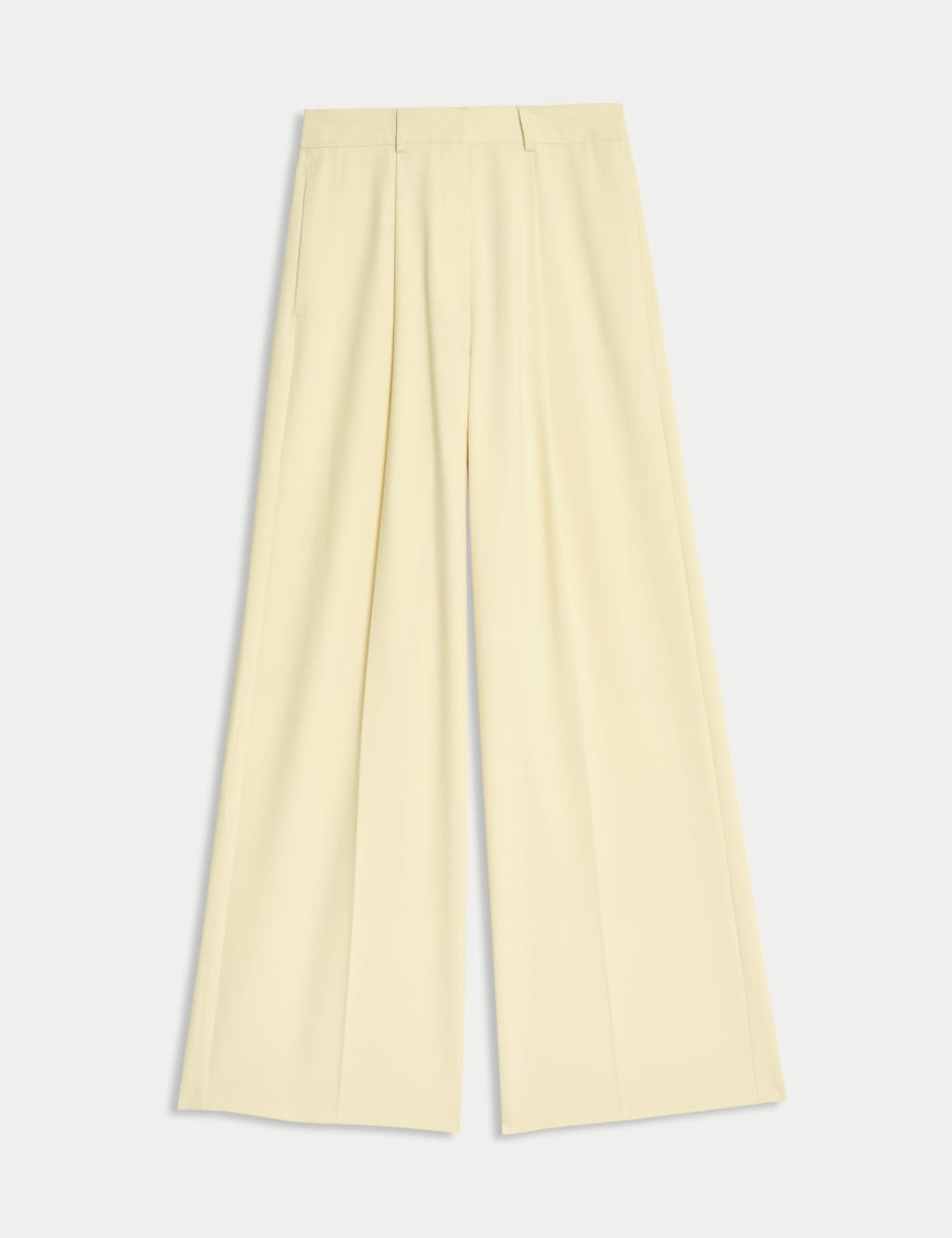 Woven Pleat Front Wide Leg Trousers 2 of 4