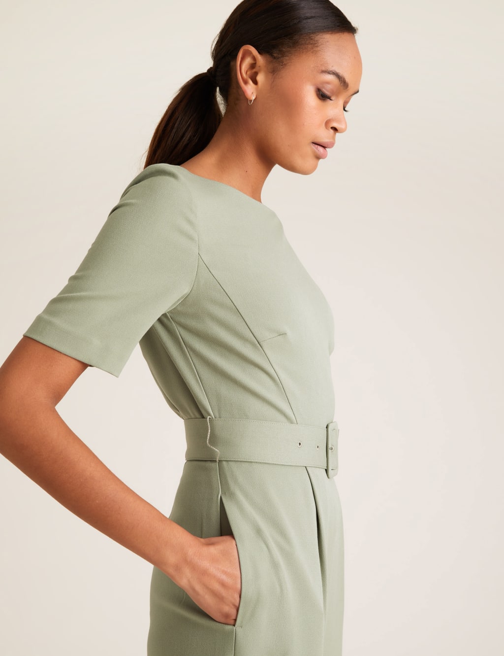 Belted Jumpsuit 4 of 5