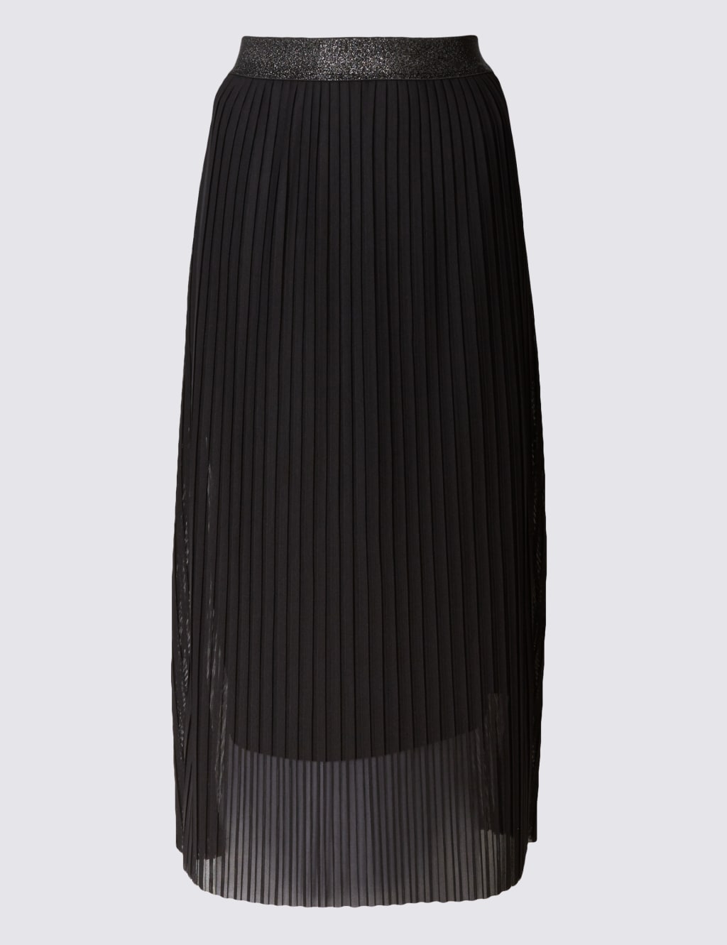 Pleated A-Line Midi Skirt 2 of 5