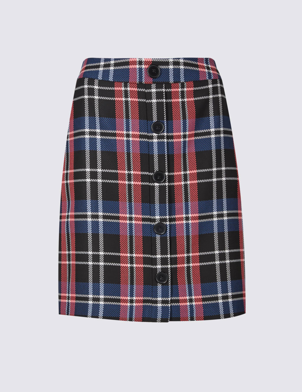 Checked A-Line Mini Skirt 2 of 6