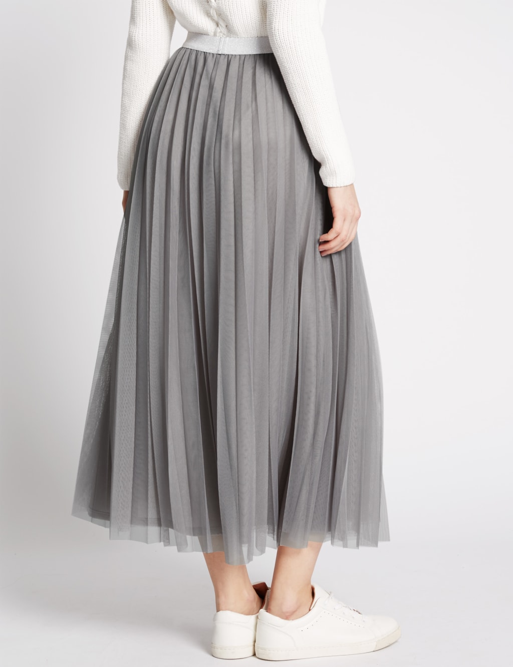 Mesh A-Line Skirt 3 of 4