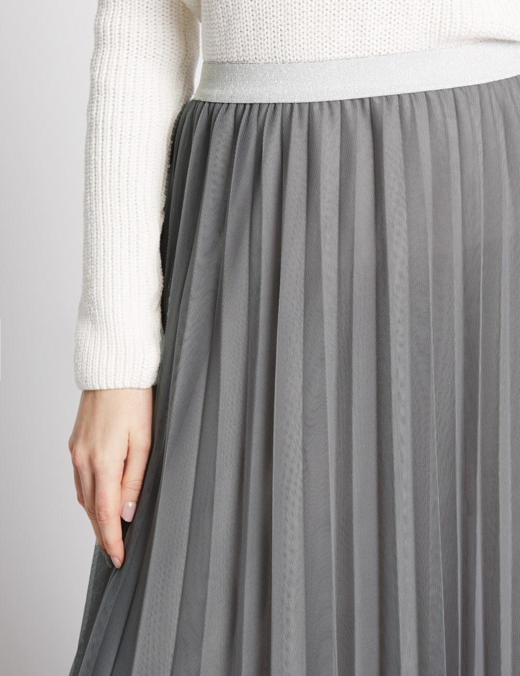 Mesh A-Line Skirt 4 of 4