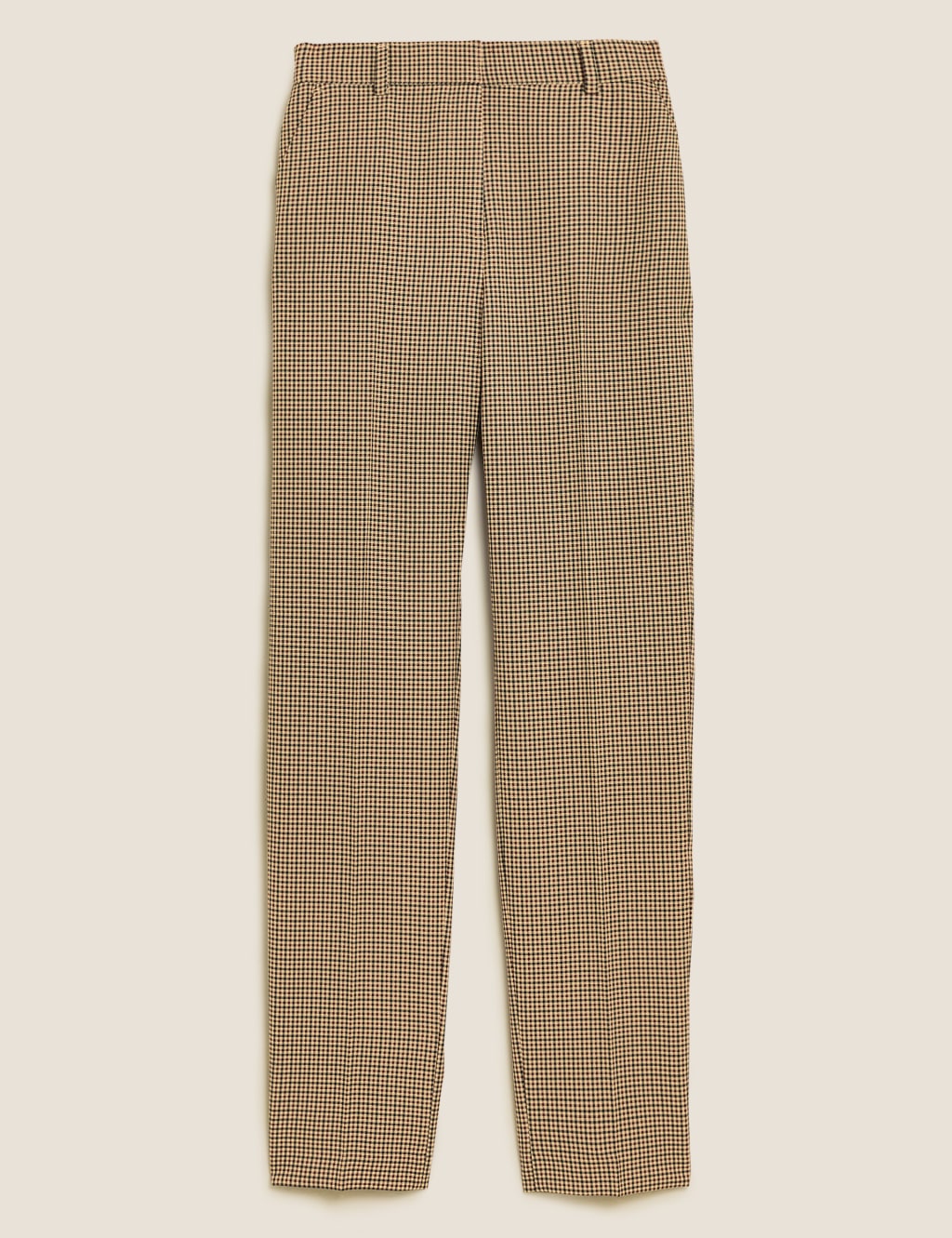 Checked Straight Leg Ankle Grazer Trousers 2 of 5