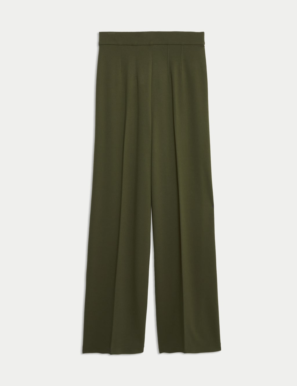 Jersey Wide Leg Trousers with Stretch 2 of 6