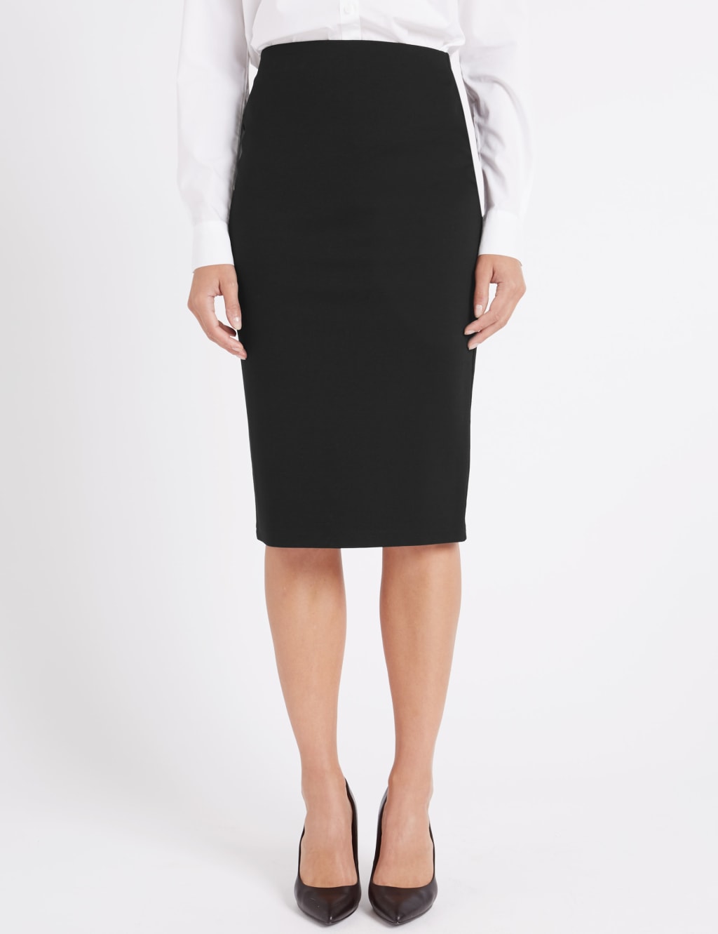 Pull On Pencil Midi Skirt 3 of 5