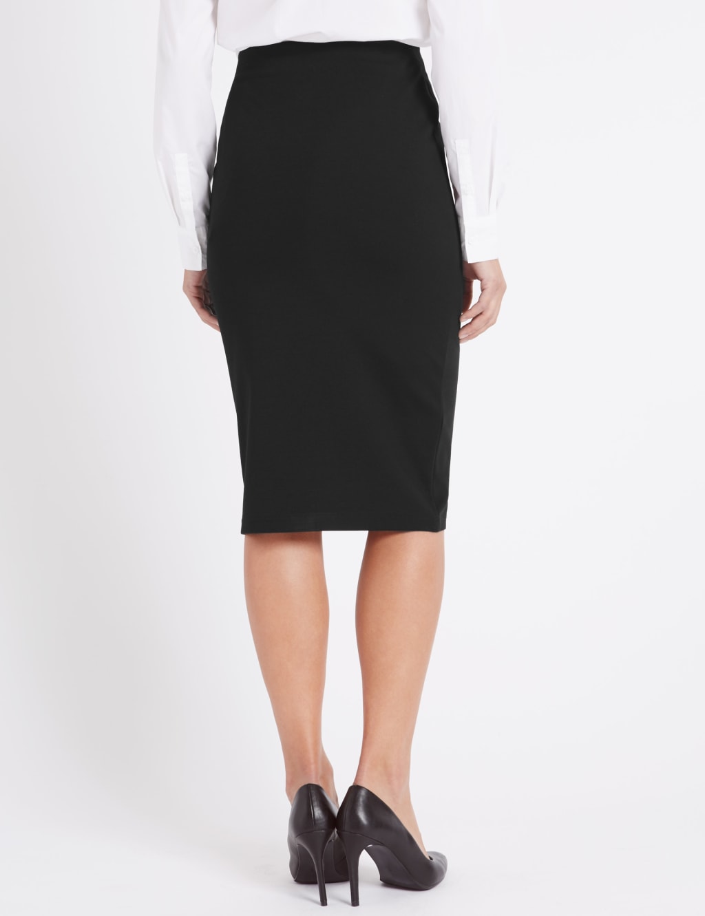 Pull On Pencil Midi Skirt 4 of 5