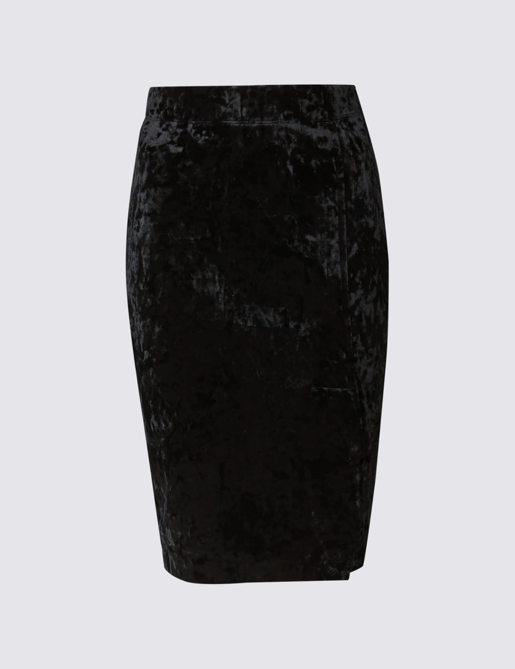 Velvet Pencil Midi Skirt M S Collection M S