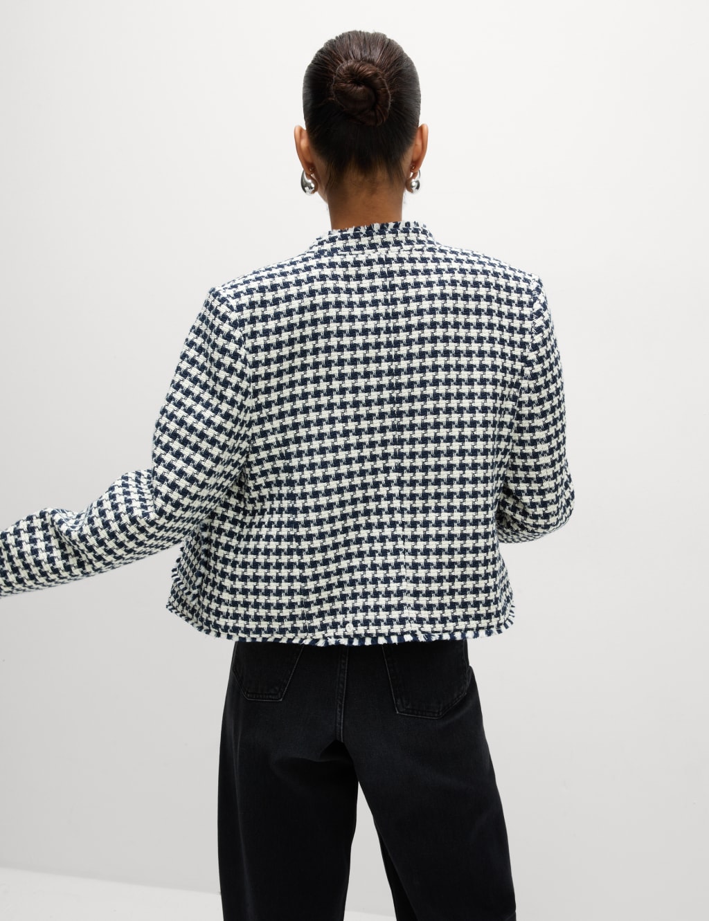 Tweed Checked Fringed Jacket 5 of 5