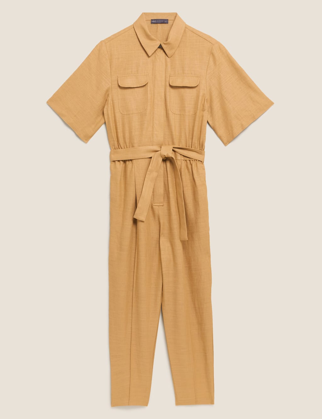 Button Front Utility Jumpsuit 2 of 6