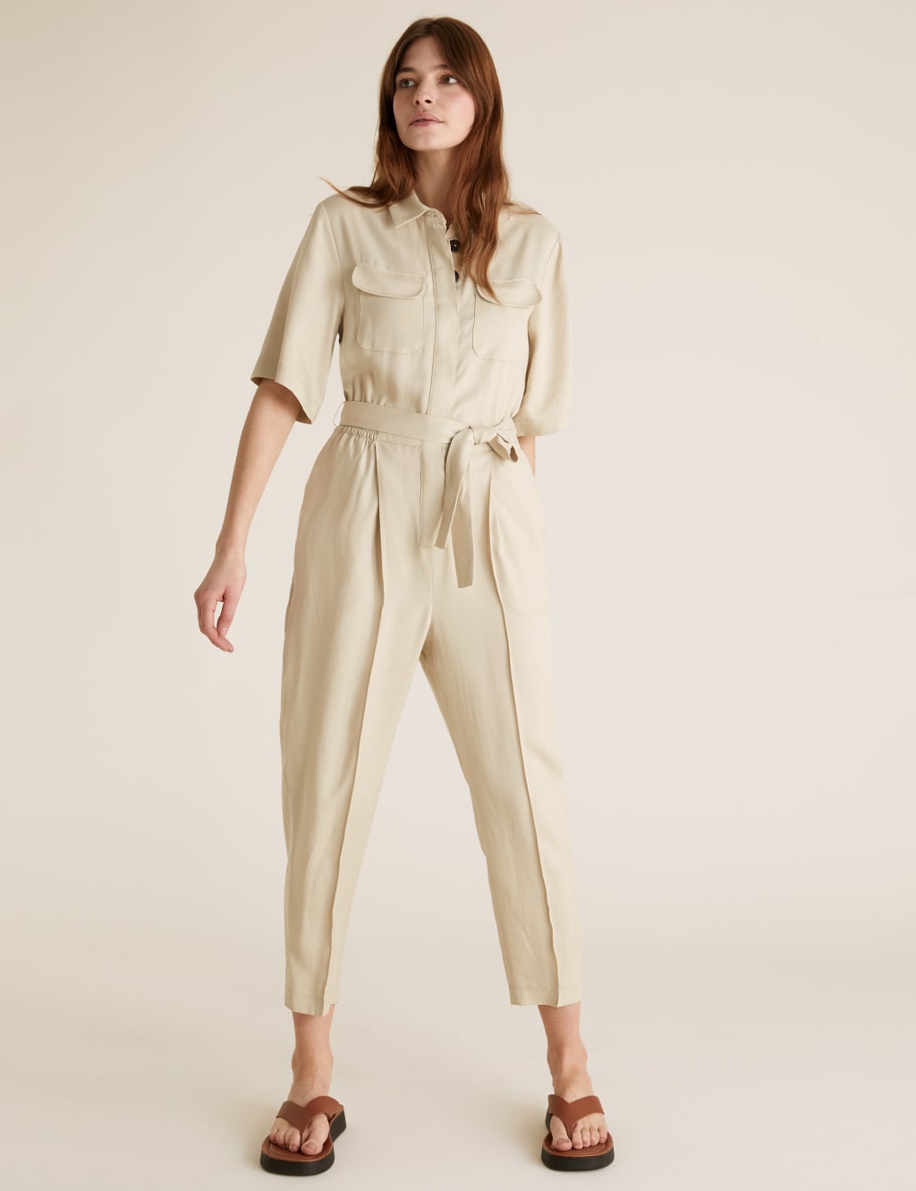 Belted Utility Jumpsuit 4 of 6
