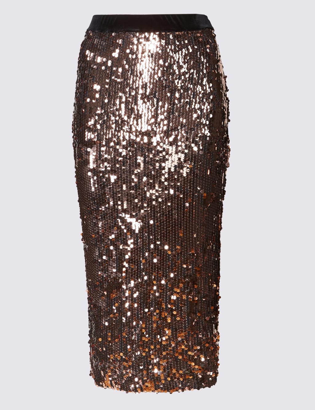 Sequin Midi Pencil Skirt Per Una M S
