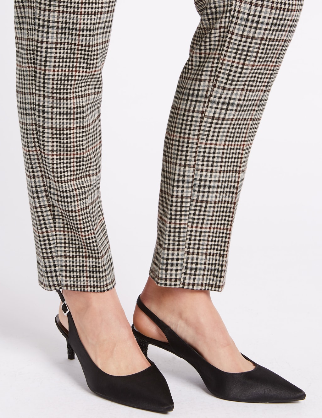 Checked Slim Leg Trousers 6 of 6