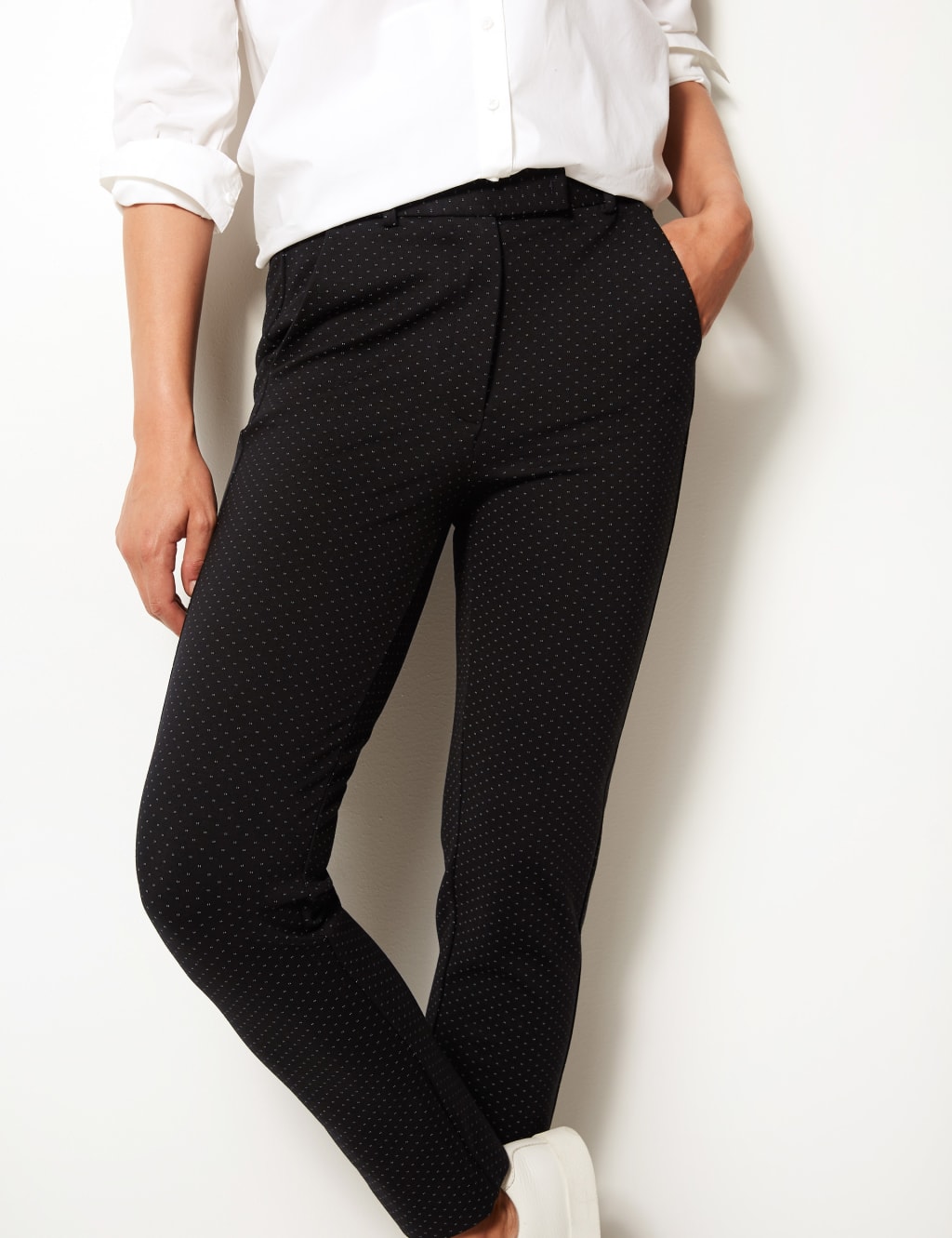 Spotted Slim Leg Trousers 5 of 6