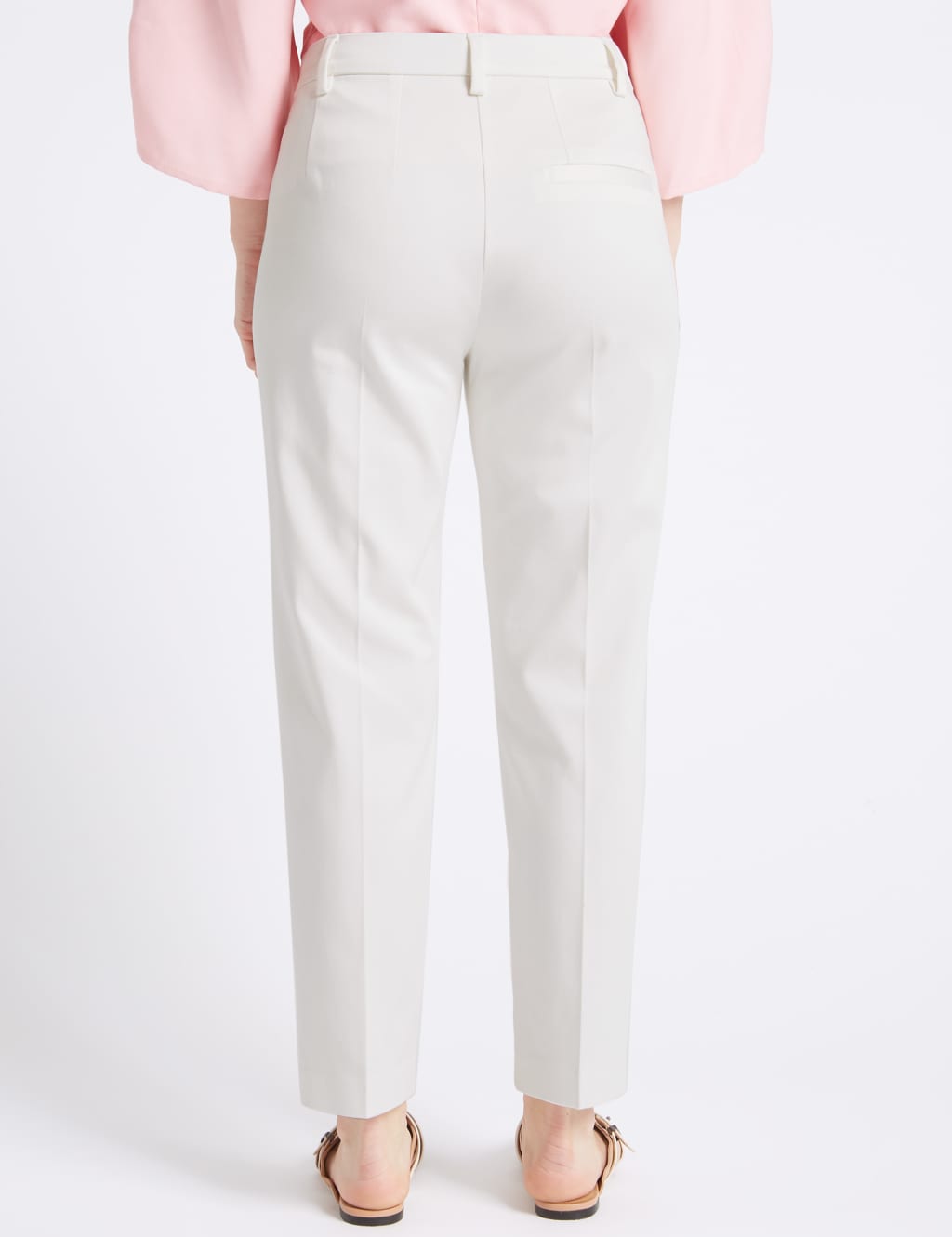 PETITE Cotton Rich Slim Leg Trousers 4 of 6