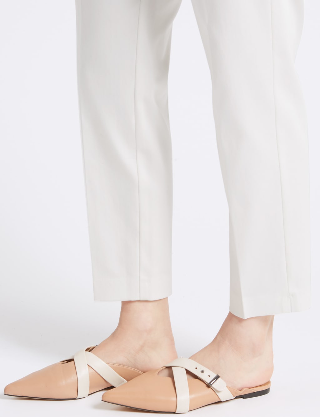 PETITE Cotton Rich Slim Leg Trousers 6 of 6
