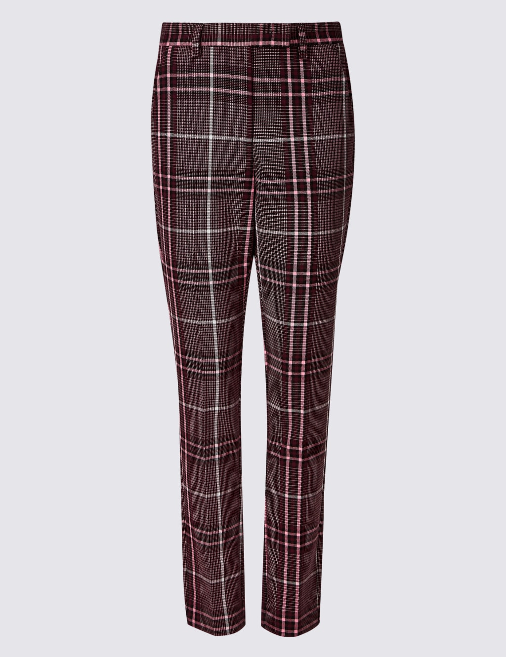 M&s red tartan trousers store