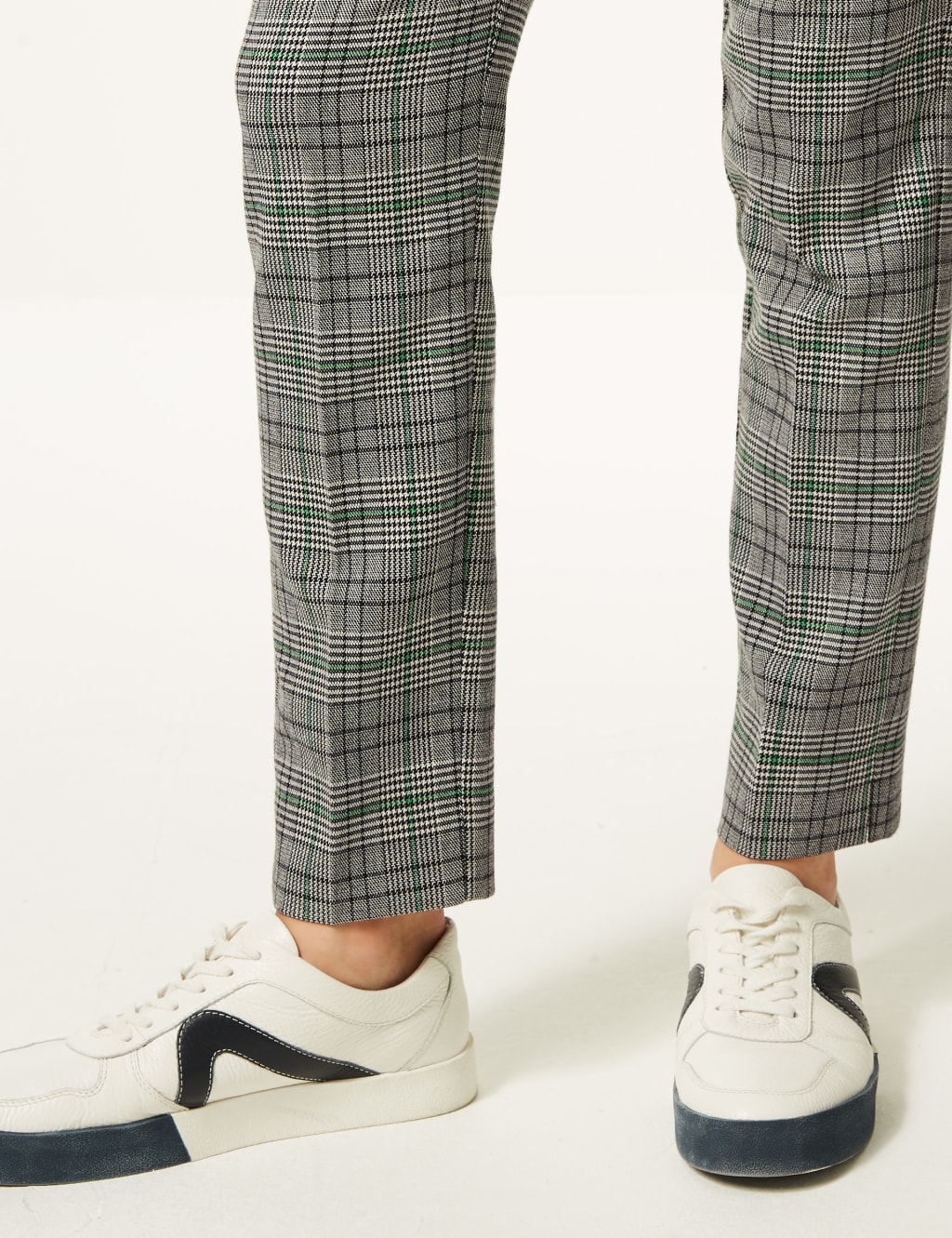Checked Slim Leg Trousers 6 of 6