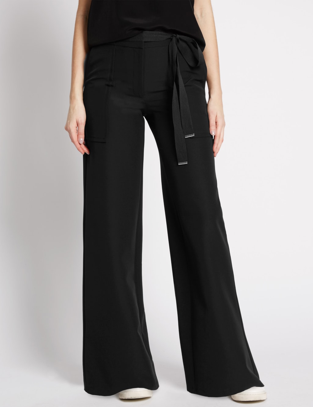 Belted Wide Leg Trousers Limited Edition M S